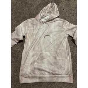 NWOT Unbranded White Beige Camo Hoodie Mens Size M-L